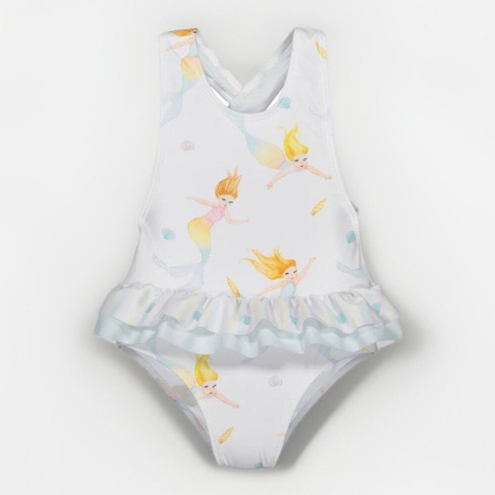 Sal & Pimenta Swimsuit Girls Size 6 Months One Piece Mermaid
